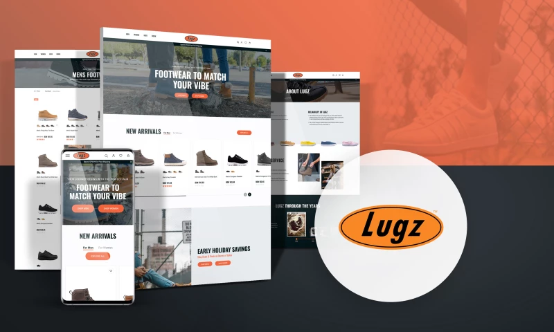 Lugz Ecommerce Website
