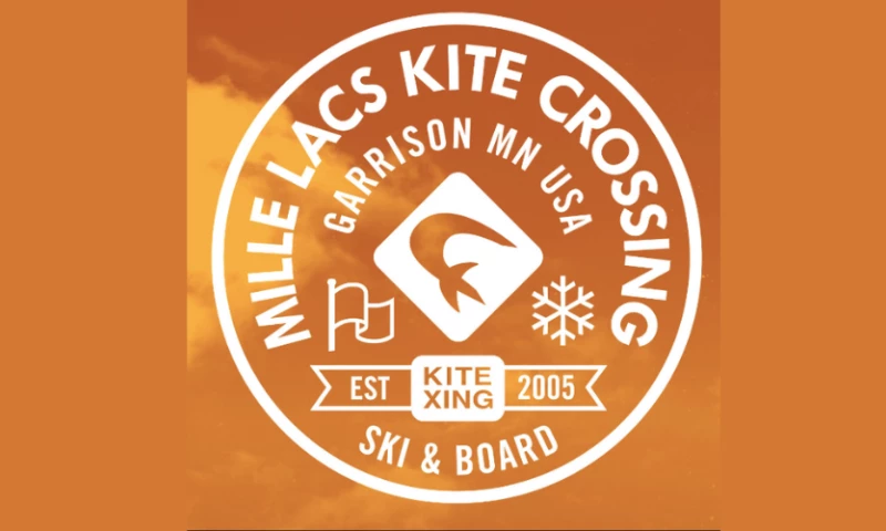 Mille Lacs Kite Crossing Logo and Medallion