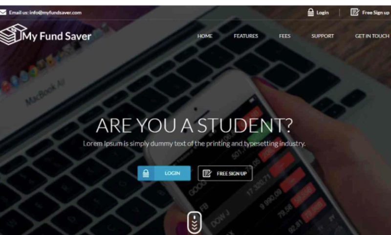 Digital Website Development - My Fund Saver