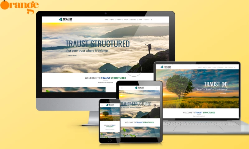 Website for Traust Structured Financial Group.