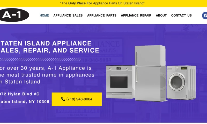 StatenWeb - A-1 Aplicance Parts & Sales