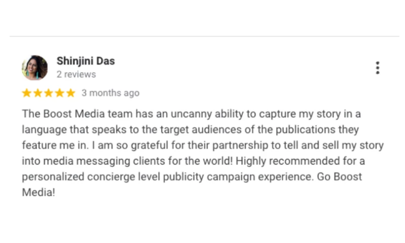 Boost Media Agency - PR Campaign