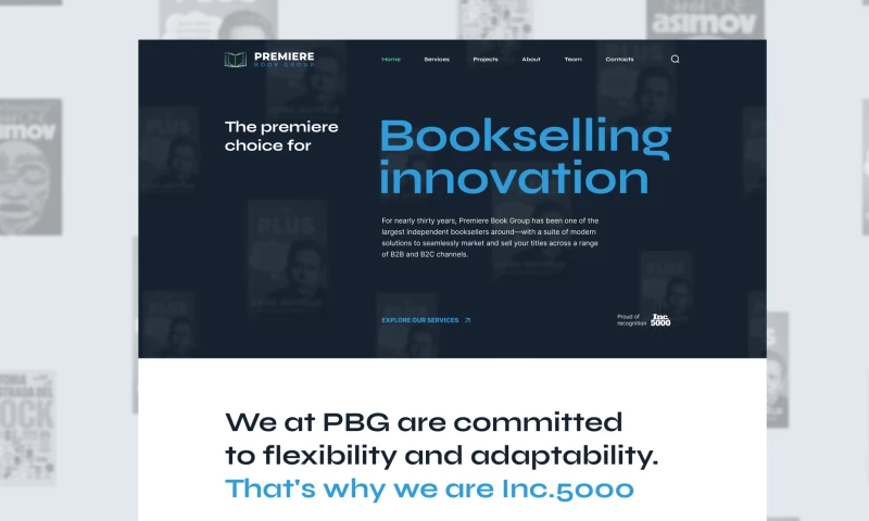 Solar Digital - Premiere Book Group | Website Design