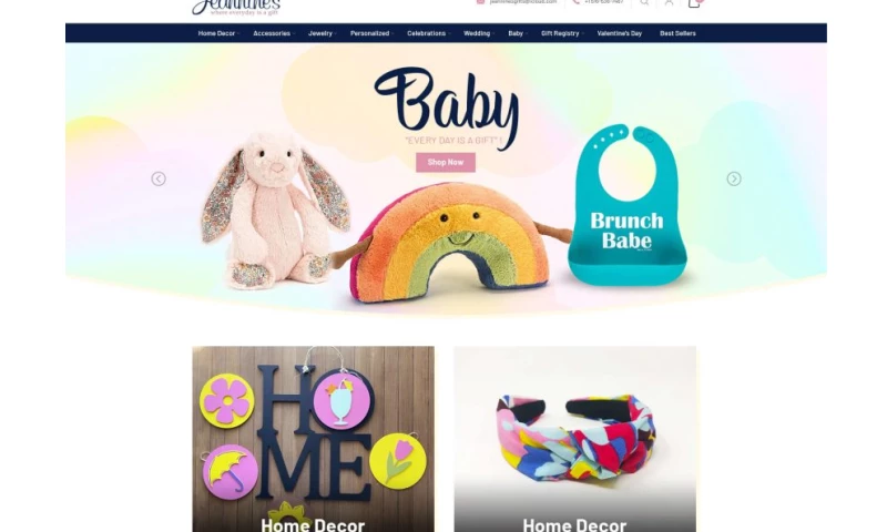 1eCommerce Agency - JEANNINE'S GIFTS