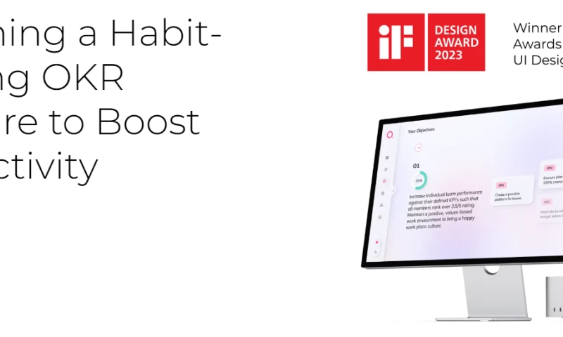 Designing a Habit-building OKR Software to Boost Productivity