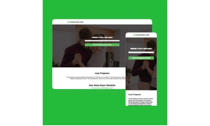 Leadadvisors - 800Purchase Landing Page