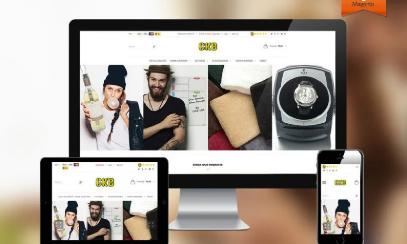 E-commerce for on-line retailer selling gift & volume products