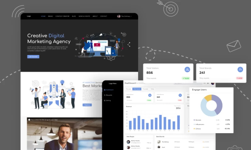 Creative Digital Marketing Agency Web Application