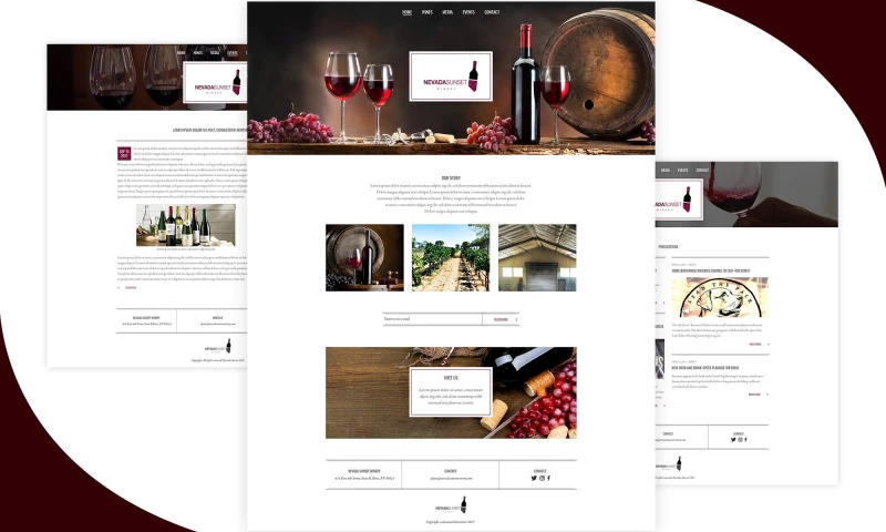 F5 Studio - Winery Nevada Sunset