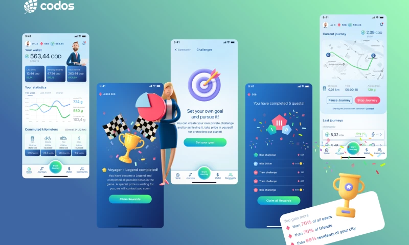 Qodeca - Codos mobile application
