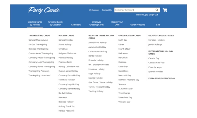 Out of Bounds Communications - Design Responsive Navigation for Posty Cards