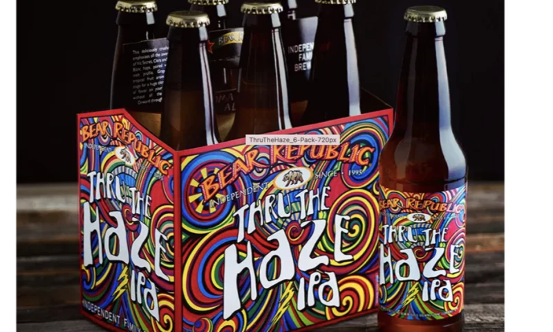 Craft Beer Branding - Bear Republic Thru The Haze