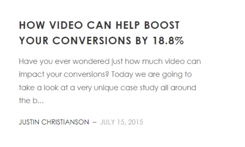 How Video Can Help Boost Your Conversions By 18.8%