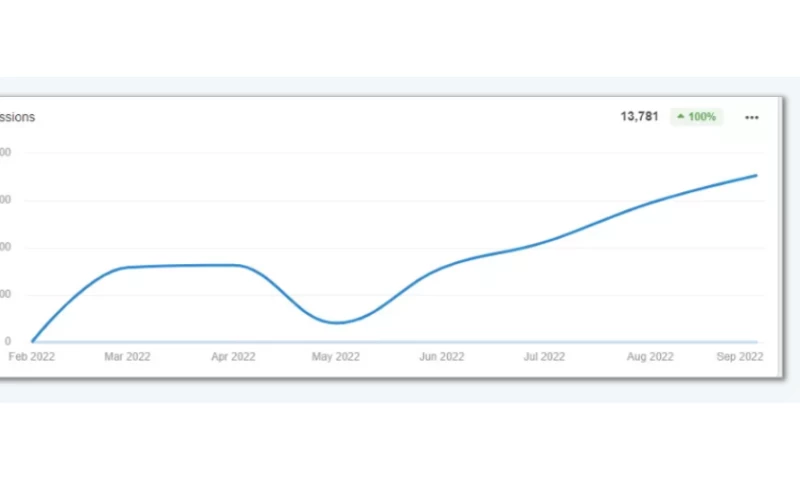 223% INCREASE IN ORGANIC TRAFFIC AFTER SEO WEBSITE REDESIGN