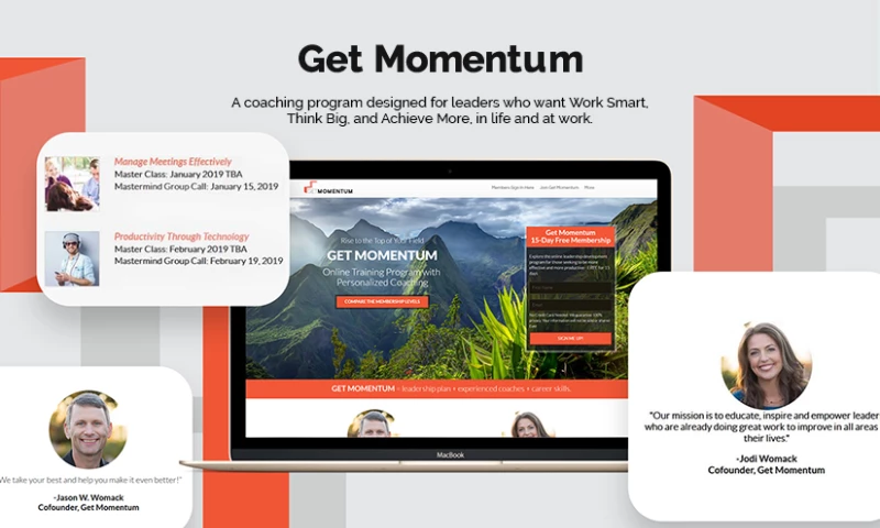 Get Momentum - Membership Web Application