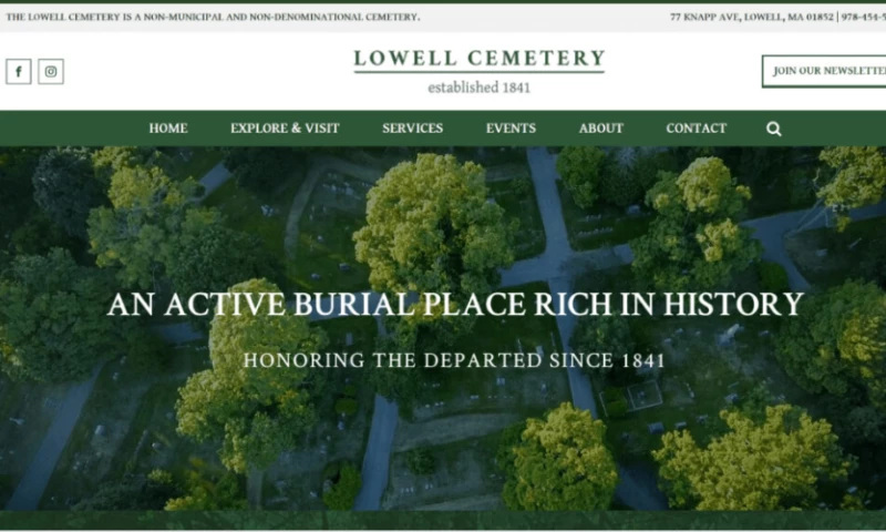 Tomo360 - Lowell Cemetery