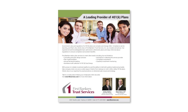 First Bankers Trust Services