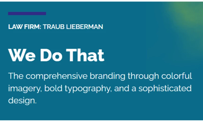 Moire Branding - Traub Lieberman We Do That
