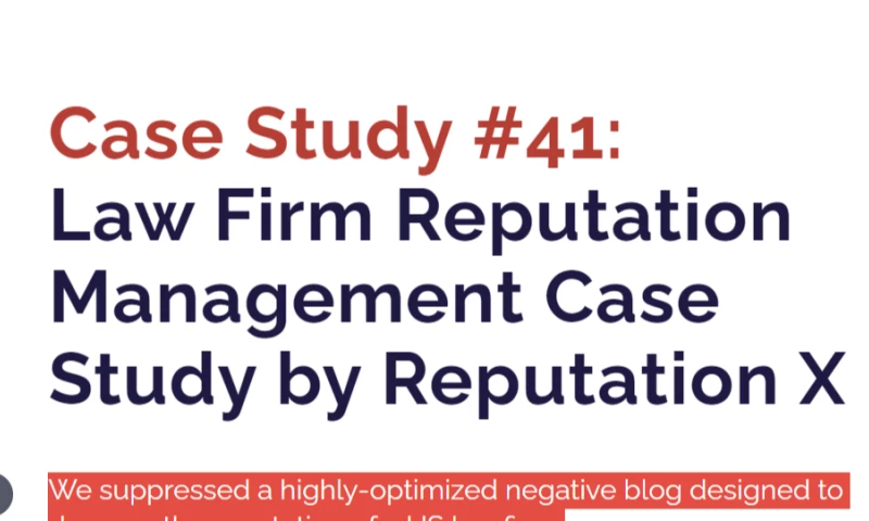 Reputation X - Law Firm Reputation Management