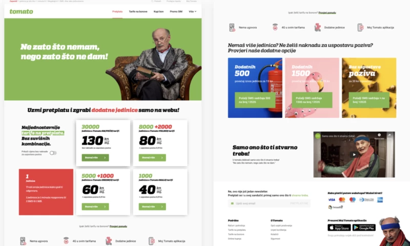 A1 Telecom: Tomato Website Redesign