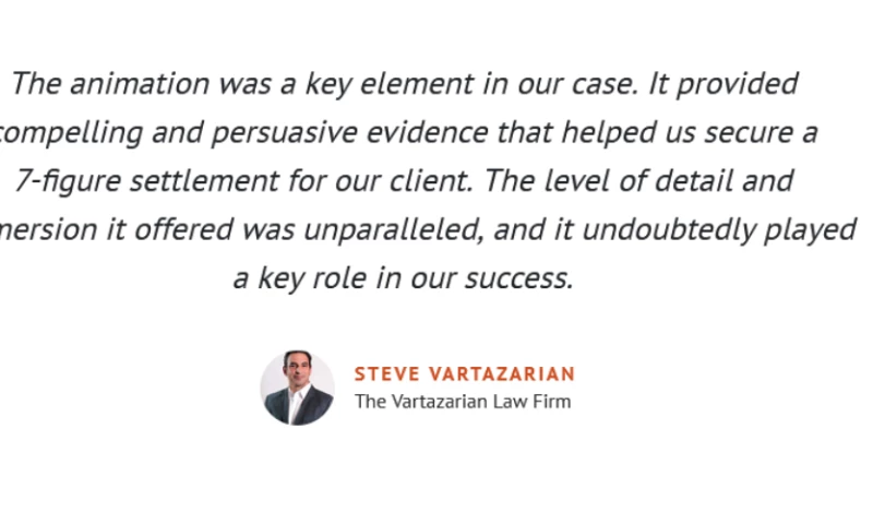 Courtroom Animation - The Vartazarian Law Firm