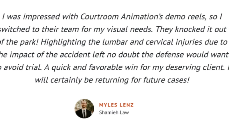 Courtroom Animation - Shamieh Law