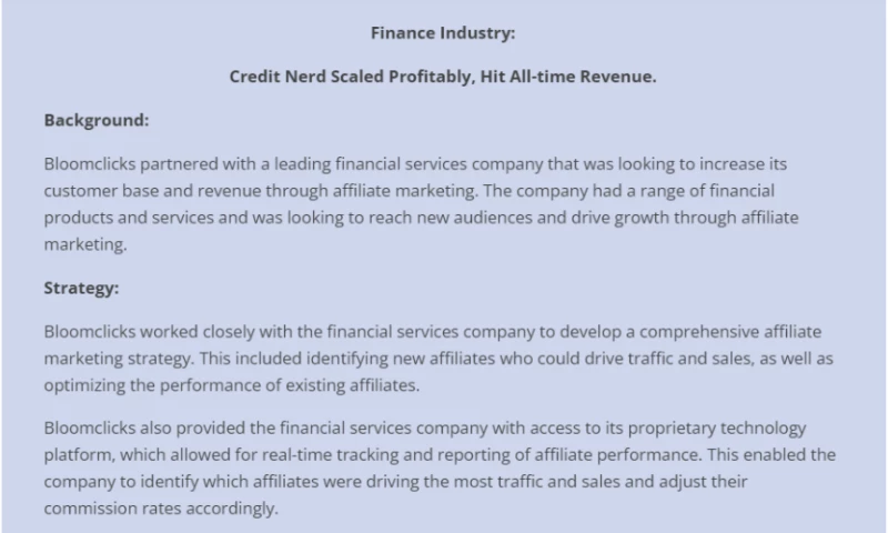 Finance Industry: Credit Nerd Scaled Profitably, Hit All-time Revenue.
