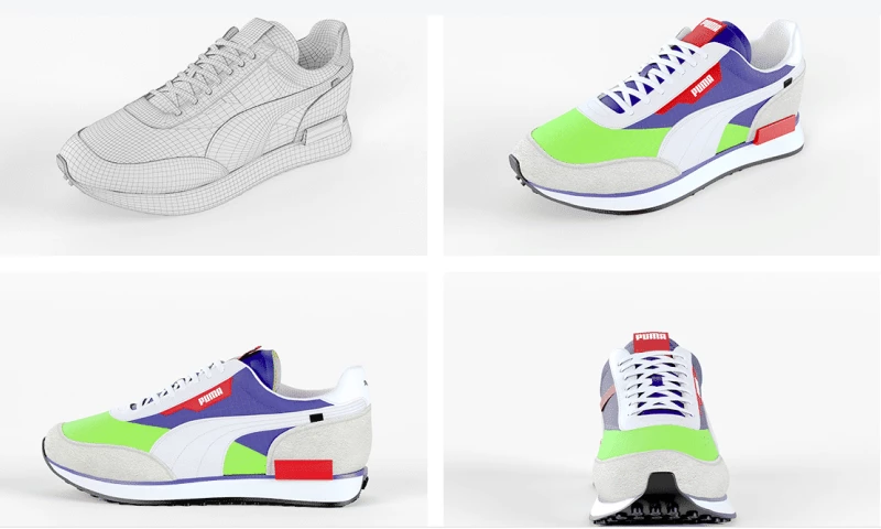 The Motion Tree - PUMA Shoe Modeling