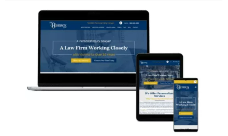 The Legal Marketing Company - Joe Horrox Law Law Firm Website | Law Firm SEO
