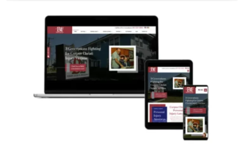 The Legal Marketing Company - The Burkett Law Firm Law Firm Website | Law Firm SEO