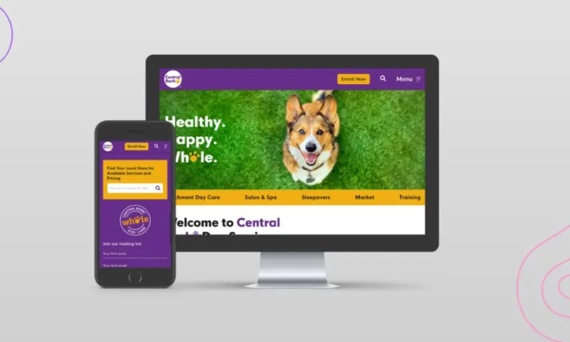 Central Bark Franchise Website Redesign
