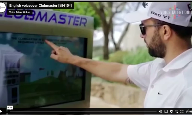 British English Synchronized Voice Over