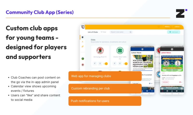 Zudu - Community Club App (Series)