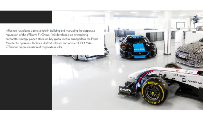 Influence Associates - Williams Advanced Engineering