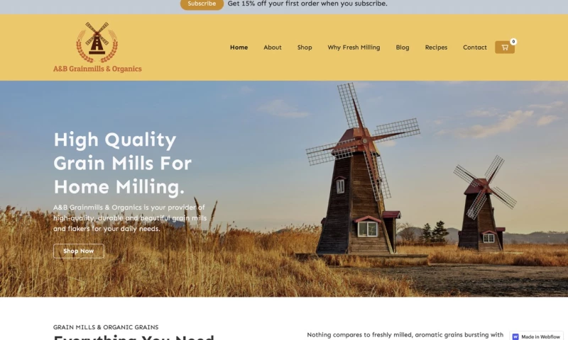 Boreal Digital - A&B Grainmills & Organics
