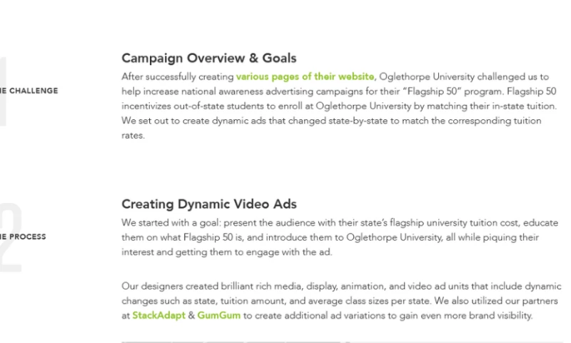 Increasing Oglethorpe University's Out-Of-State Enrollment