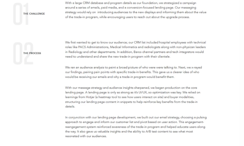 Magnifying Barcos Trade-in Display Program