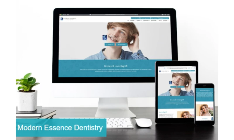 Clue Dental Marketing - Modern Essence Dentistry Website