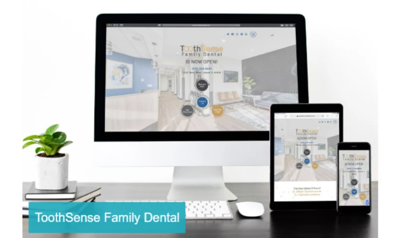 Clue Dental Marketing - ToothSense Family Dental Website