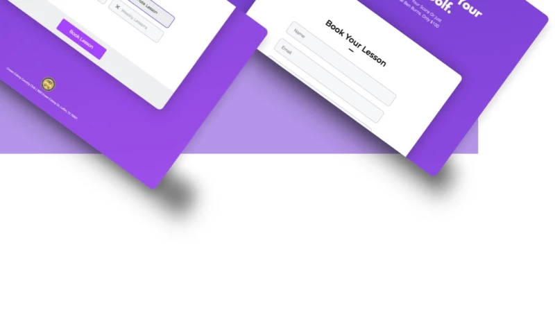 Orange Cattle - Creative Landing Pagw