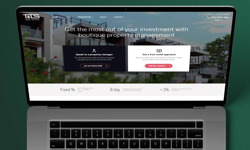 Waypoint Advisory - Complete website refresh in line with a new brand strategy at TTS Real Estate