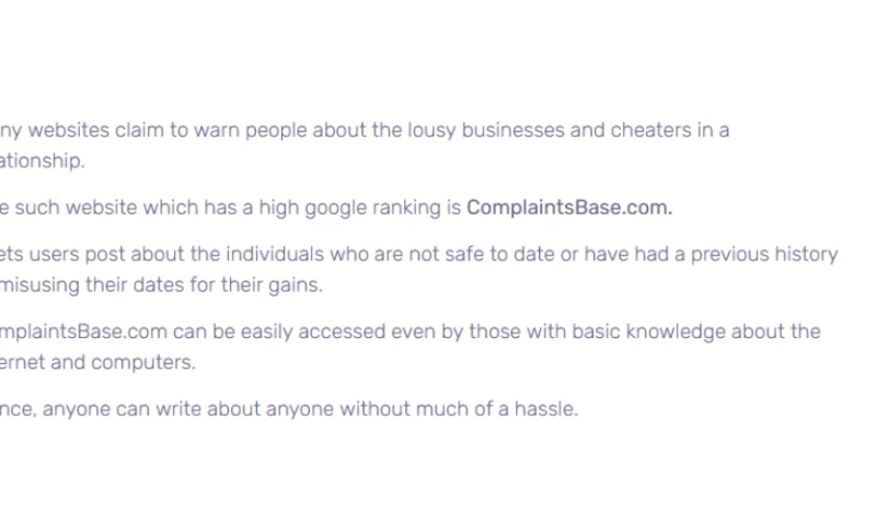 ComplaintsBase.com