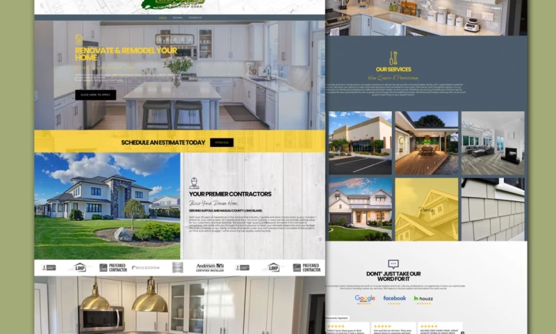 Noizey Graphics Web Design - General Contractors Website