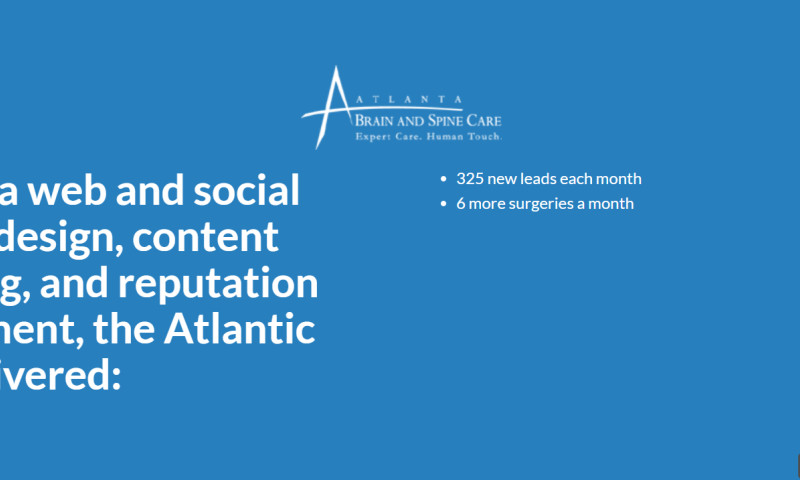 Atlantic Marketing Company - Atlanta's Leading Neurosurgery Practice Needed to Increase Brand Awareness and Reach