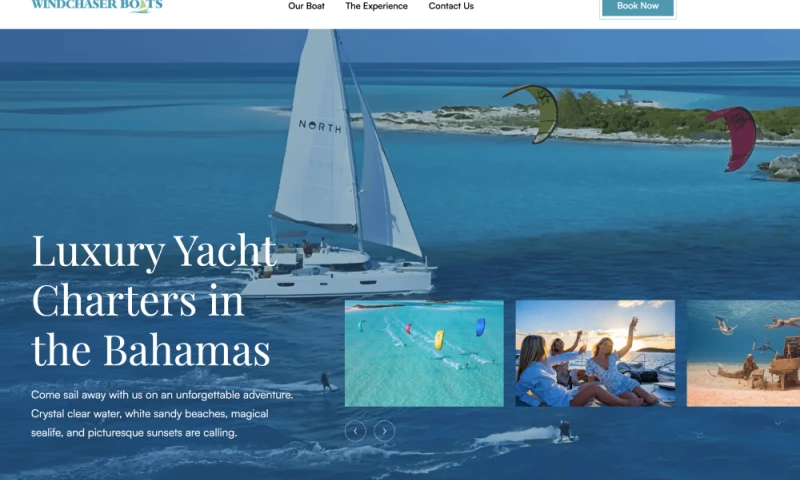 Cosmico Studios - Windchaser Boats Webflow Website