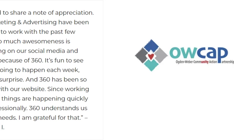 360 ELEVATED - Ogden-Weber Community Action Partnership Nonprofit Digital Marketing by 360