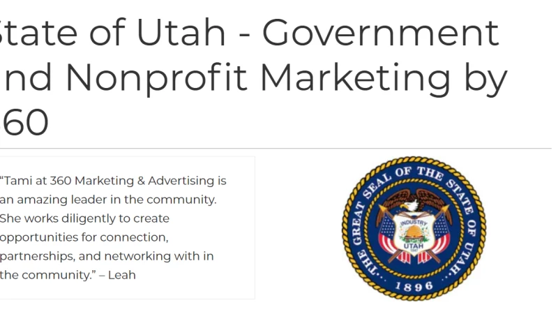 360 ELEVATED - State of Utah - Government and Nonprofit Marketing by 360