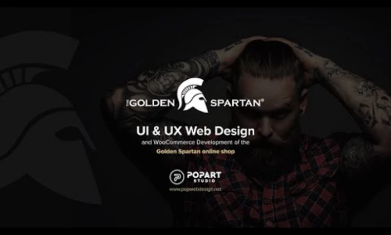 The Golden Spartan - eCommerce Design & Development