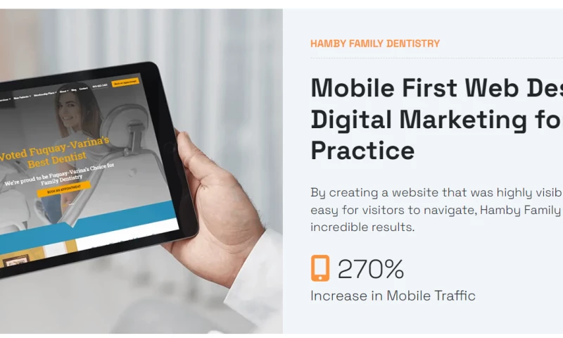 Mobile First Web Design and Digital Marketing for a Dental Practice