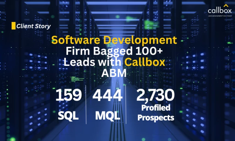 Callbox - Software Development Firm Bagged 100+ Leads with Callbox ABM